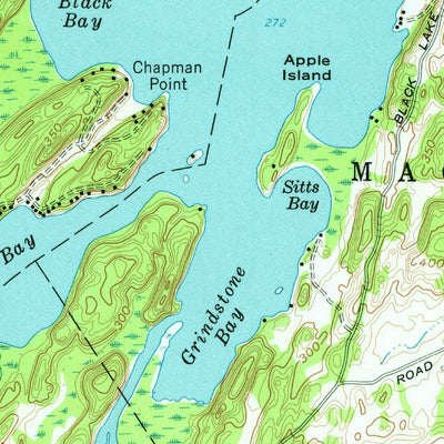 United States Geological Survey Hammond, NY (1961, 24000-Scale) digital map