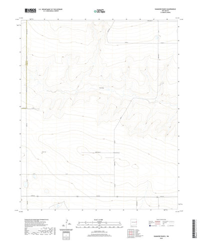 United States Geological Survey Hammond Ranch, NM (2020, 24000-Scale) digital map