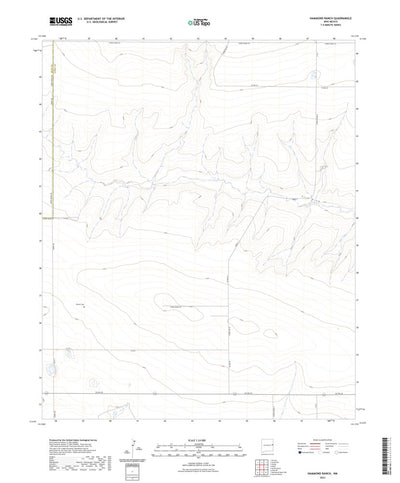 United States Geological Survey Hammond Ranch, NM (2023, 24000-Scale) digital map