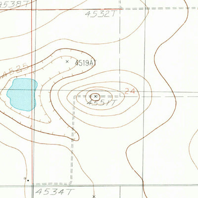 United States Geological Survey Hammond Ranch SW, NM (1985, 24000-Scale) digital map
