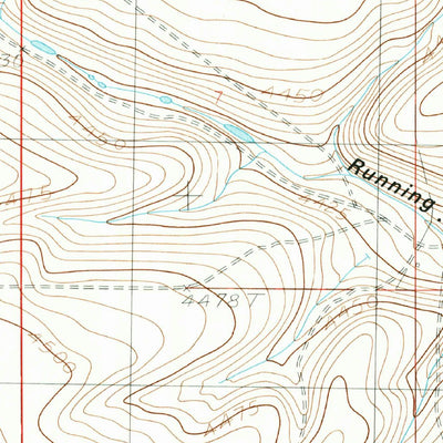United States Geological Survey Hammond Ranch SW, NM (1985, 24000-Scale) digital map