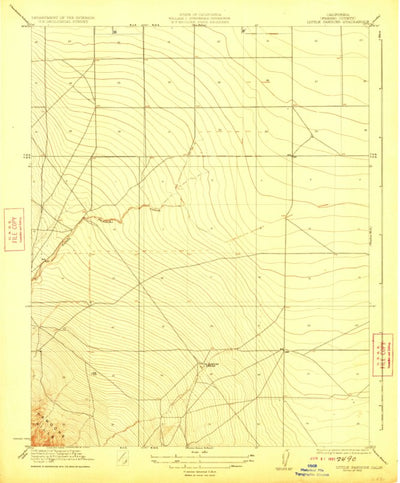 United States Geological Survey Hammonds Ranch, CA (1923, 31680-Scale) digital map