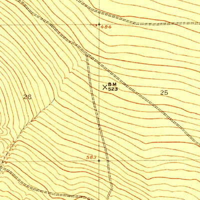 United States Geological Survey Hammonds Ranch, CA (1923, 31680-Scale) digital map
