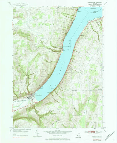 United States Geological Survey Hammondsport, NY (1953, 24000-Scale) digital map