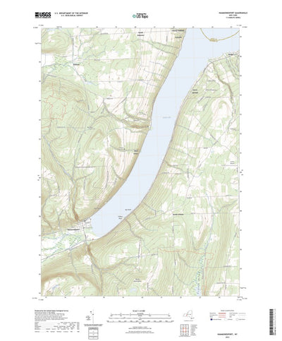 United States Geological Survey Hammondsport, NY (2023, 24000-Scale) digital map