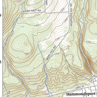 United States Geological Survey Hammondsport, NY (2023, 24000-Scale) digital map