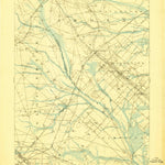 United States Geological Survey Hammonton, NJ (1894, 62500-Scale) digital map