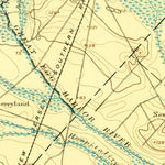United States Geological Survey Hammonton, NJ (1894, 62500-Scale) digital map