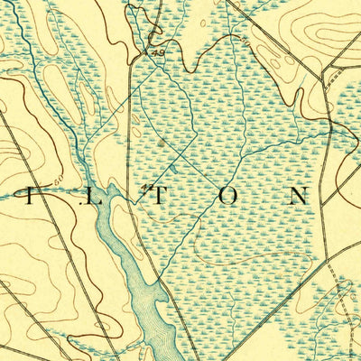 United States Geological Survey Hammonton, NJ (1894, 62500-Scale) digital map