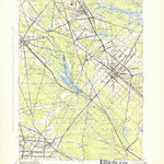 United States Geological Survey Hammonton, NJ (1942, 62500-Scale) digital map