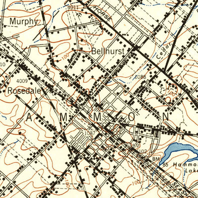 United States Geological Survey Hammonton, NJ (1948, 62500-Scale) digital map