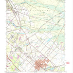 United States Geological Survey Hammonton, NJ (1966, 24000-Scale) digital map