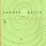 United States Geological Survey Hamner Butte, OR (1963, 24000-Scale) digital map