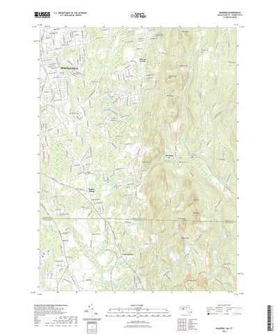 United States Geological Survey Hampden, MA (2021, 24000-Scale) digital map