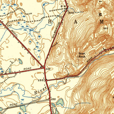 United States Geological Survey Hampden, MA-CT (1940, 31680-Scale) digital map