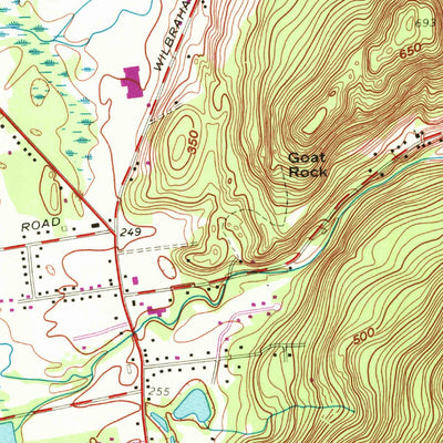 United States Geological Survey Hampden, MA-CT (1958, 24000-Scale) digital map