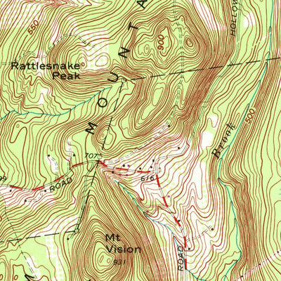 United States Geological Survey Hampden, MA-CT (1958, 24000-Scale) digital map