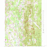 United States Geological Survey Hampden, MA-CT (1958, 25000-Scale) digital map