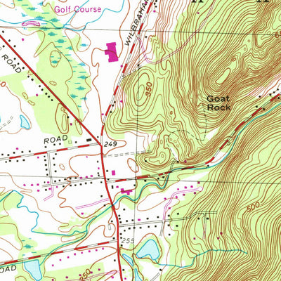 United States Geological Survey Hampden, MA-CT (1958, 25000-Scale) digital map