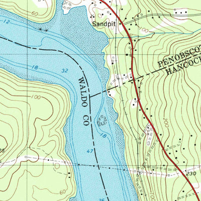 United States Geological Survey Hampden, ME (1982, 24000-Scale) digital map