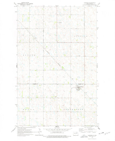 United States Geological Survey Hampden, ND (1970, 24000-Scale) digital map