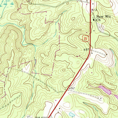 United States Geological Survey Hampden Sydney, VA (1968, 24000-Scale) digital map