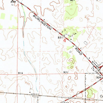 United States Geological Survey Hampshire, IL (1968, 24000-Scale) digital map