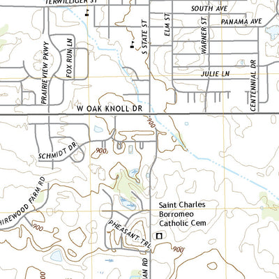 United States Geological Survey Hampshire, IL (2021, 24000-Scale) digital map