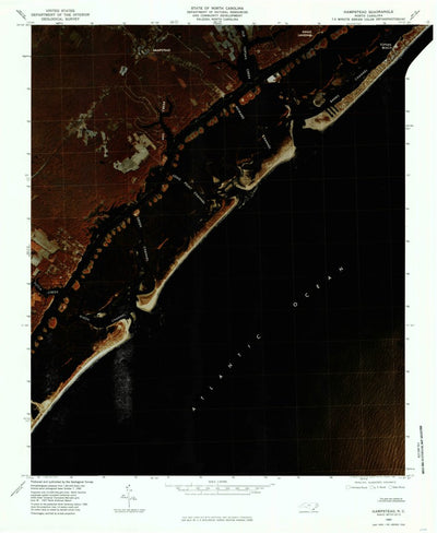 United States Geological Survey Hampstead, NC (1980, 24000-Scale) digital map
