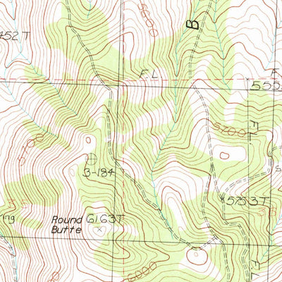 United States Geological Survey Hampton Butte, OR (1983, 24000-Scale) digital map