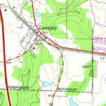 United States Geological Survey Hampton, GA (1965, 24000-Scale) digital map