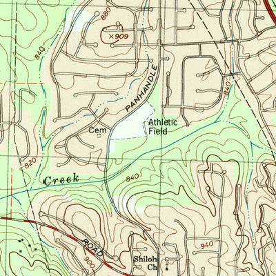 United States Geological Survey Hampton, GA (1999, 24000-Scale) digital map