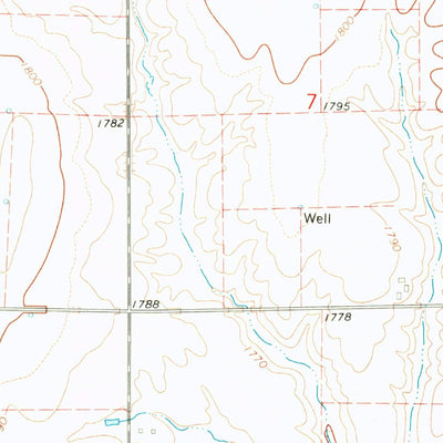 United States Geological Survey Hampton, NE (1968, 24000-Scale) digital map