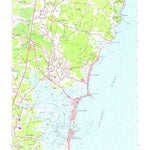 United States Geological Survey Hampton, NH-MA (1957, 24000-Scale) digital map
