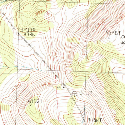 United States Geological Survey Hampton, OR (1983, 24000-Scale) digital map