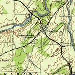 United States Geological Survey Hampton, PA (1944, 31680-Scale) digital map