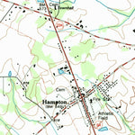 United States Geological Survey Hampton, PA (1990, 24000-Scale) digital map