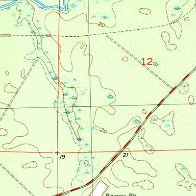 United States Geological Survey Hampton Springs, FL (1954, 24000-Scale) digital map