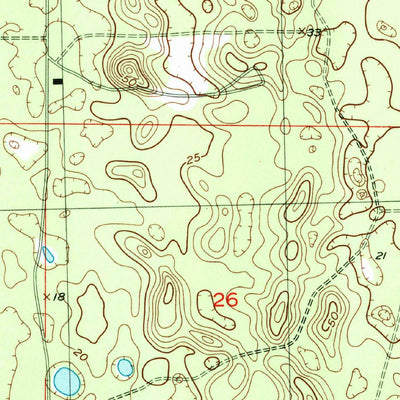 United States Geological Survey Hampton Springs, FL (1954, 24000-Scale) digital map