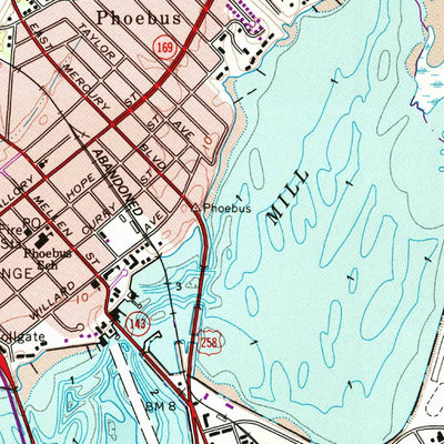 United States Geological Survey Hampton, VA (1965, 24000-Scale) digital map