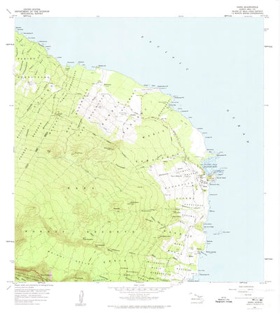 United States Geological Survey Hana, HI (1957, 24000-Scale) digital map