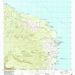 United States Geological Survey Hana, HI (1992, 24000-Scale) digital map