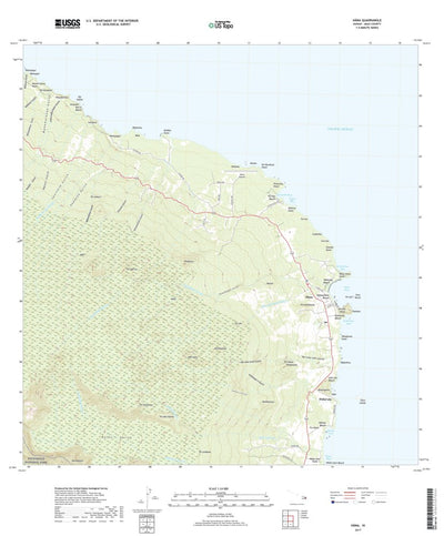 United States Geological Survey Hana, HI (2017, 24000-Scale) digital map