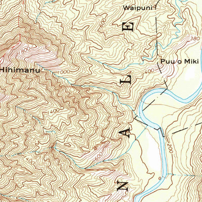 United States Geological Survey Hanalei, HI (1983, 24000-Scale) digital map