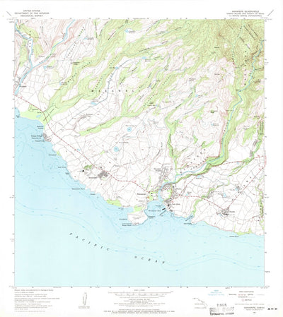 United States Geological Survey Hanapepe, HI (1963, 24000-Scale) digital map