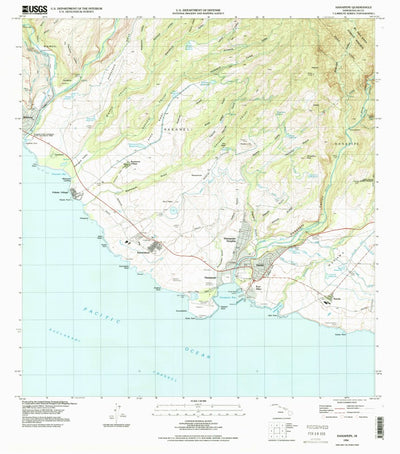 United States Geological Survey Hanapepe, HI (1996, 24000-Scale) digital map