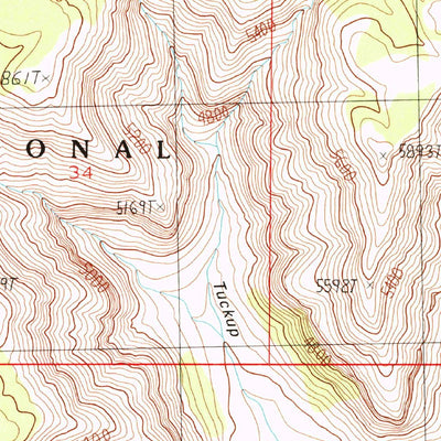 United States Geological Survey Hancock Knolls, AZ (1988, 24000-Scale) digital map