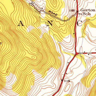 United States Geological Survey Hancock, MA-NY (1944, 24000-Scale) digital map