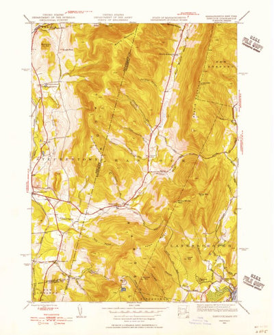 United States Geological Survey Hancock, MA-NY (1944, 31680-Scale) digital map