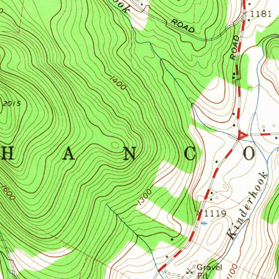United States Geological Survey Hancock, MA-NY (1960, 24000-Scale) digital map